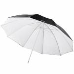 Odrazný a průsvitný deštník bílý, 2v1, 150cm 17656 | Ateliérové vybavení
